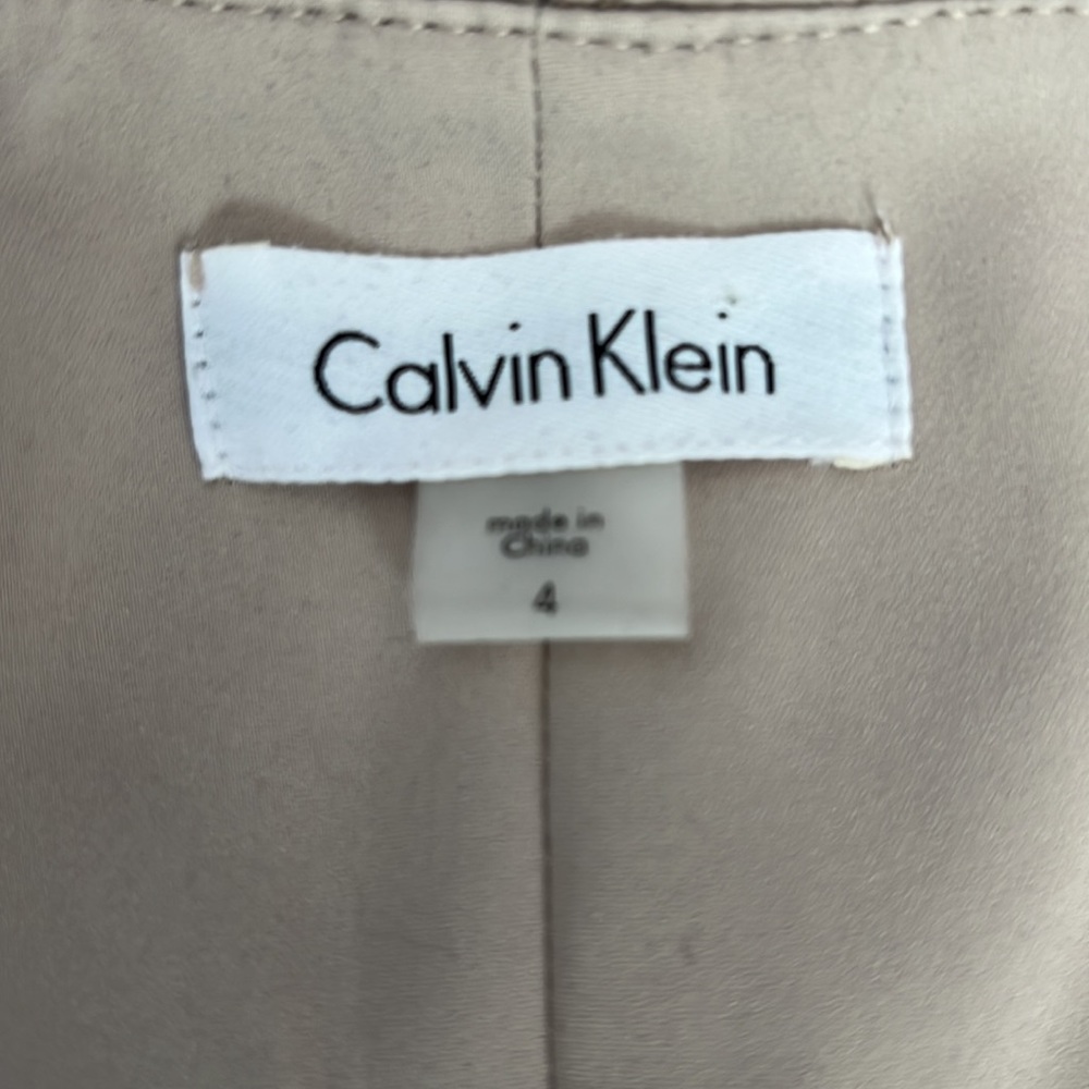 CALVIN KLEIN trench coat dress - Picture 7 of 8